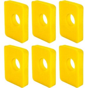 BlueStars 6 Pcs 799579 Air Cleaner Foam Filter - Replaces for BS 4248 5434 799579 - Fits for 09P602 09P702 550e-550ex Series 09P000, 08P000 Engine Lawn Mower