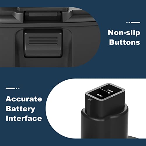 2Packs 3600mAh Ni-Mh 18 Volt DC9098 DC9099 Replacement Battery Compatible with Dewalt 18V Battery DC9096 DW9096 DW9098 DW9099 DW9096 DC759 DC970 DW9095 DE9039 DE9095 DE9096 DE9098 DC9181 DE9038