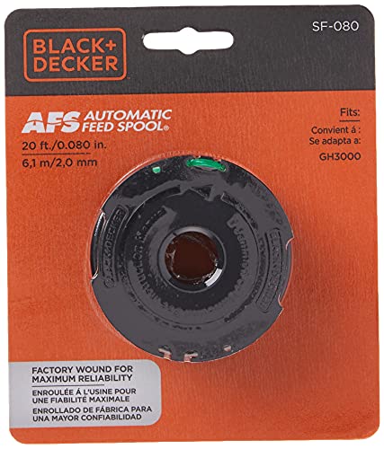 BLACK+DECKER Trimmer Line, 20-Foot, 0.08-Inch, Auto Feed (SF080)