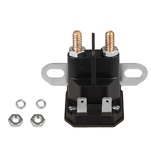 AM138068 Starter Solenoid Fit for John Deere Riding Mower, 725-04439 Solenoid for MTD Troy Bilt Cub Cad LT1042 RZT50 and John Deere LA145 L105 L130 Tractor, 12V Solenoid