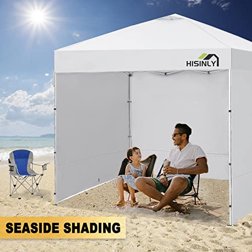 Hisinly Canopy Tent Sidewalls for 10x10 Pop Up Canopy , Waterproof, 3 Pieces of Sidewall, White