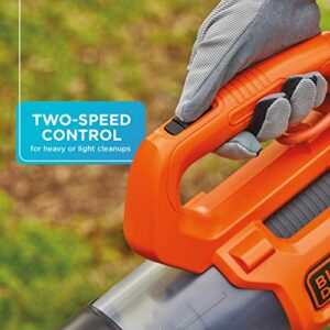 BLACK+DECKER Leaf Blower, Axial, 9-Amp (BEBL750)