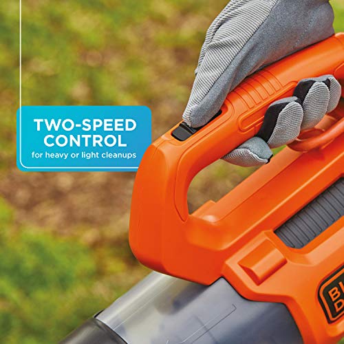 BLACK+DECKER Leaf Blower, Axial, 9-Amp (BEBL750)