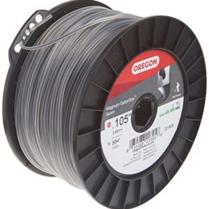 Oregon 22-805 Gatorline Heavy-Duty Professional Magnum 3-Pound Spool of .105-Inch-by-564-Feet Square String Trimmer Line Gray