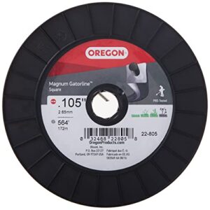 Oregon 22-805 Gatorline Heavy-Duty Professional Magnum 3-Pound Spool of .105-Inch-by-564-Feet Square String Trimmer Line Gray