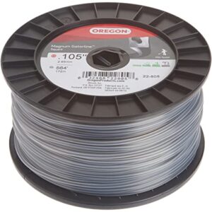 Oregon 22-805 Gatorline Heavy-Duty Professional Magnum 3-Pound Spool of .105-Inch-by-564-Feet Square String Trimmer Line Gray