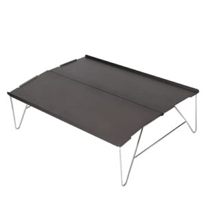 fecamos hiking table, aluminium alloy picnic table portable for hiking for bbq for families