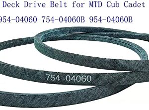 Mower 42” Deck Drive Belt for MTD Cub Cadet Troy-Bilt 754-04060 954-04060 754-04060B 954-04060B