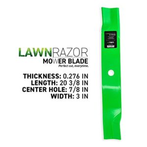 8TEN LawnRAZOR Mower Blade Set for John Deere 60 inch Deck 737 757 777 797 TCU15881 M128485 M131958 (High-Lift)