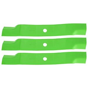 8TEN LawnRAZOR Mower Blade Set for John Deere 60 inch Deck 737 757 777 797 TCU15881 M128485 M131958 (High-Lift)