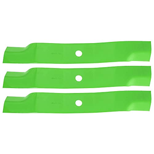 8TEN LawnRAZOR Mower Blade Set for John Deere 60 inch Deck 737 757 777 797 TCU15881 M128485 M131958 (High-Lift)