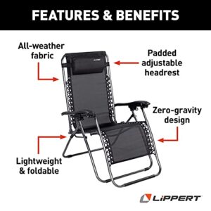 Lippert Zero Gravity Lounge Chair with Adjustable Headrest