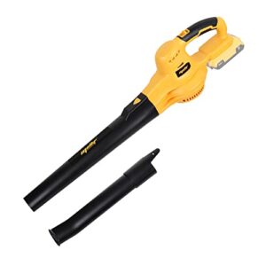 mellif cordless leaf blower for dewalt 20v max battery, handheld electric power leaf blower for lawn care & yard cleaning(battery not included)