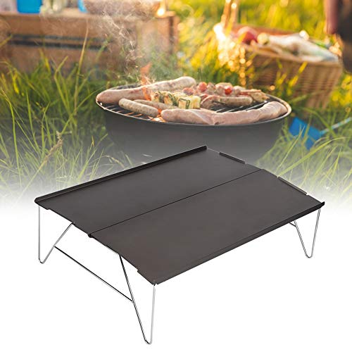 Gaeirt Picnic Table, Easy to Install Portable Sturdy Hiking Table Aluminium Alloy for Families for Fishing for BBQ