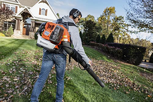 Husqvarna 360BT 65.6cc 2-Cycle Gas 890 CFM 232 MPH Backpack Leaf Blower