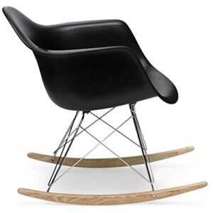 2xhome emrocker(black) rocking chair