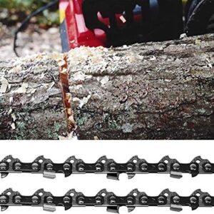 Abroman 2 Pack R45 90px045G Chain 12" Chainsaw Chain 3/8" Pitch .043" Gauge 45DL fits for De-Walt DCCS620 Ryobi RY40500 Black & Decker LCS1240B Worx WG380 Echo CS2511T Craftsman Saw