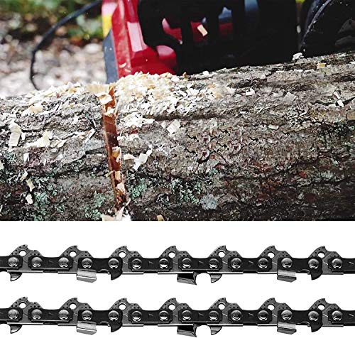 Abroman 2 Pack R45 90px045G Chain 12" Chainsaw Chain 3/8" Pitch .043" Gauge 45DL fits for De-Walt DCCS620 Ryobi RY40500 Black & Decker LCS1240B Worx WG380 Echo CS2511T Craftsman Saw