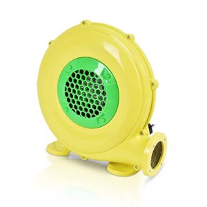 air blower for inflatables 750 watt, inflatable bounce house blower indoor outdoor, compact and portable electric pump for bouncy castle and swimming pool