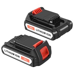 husue 3.0ah 20v lbxr20 replacement battery for black and decker 20v lithium battery compatible with lbxr20 lbxr2020 lbxr20 lb20 lbx20 lb2x4020, 2pack