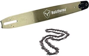 holzfforma 25inch 3/8 .063 84dl guide bar full chisel saw chain combo compatible with stihl chainsaw ms361 ms362 ms380 ms390 ms440 ms441 ms460 ms461 ms660 ms661 ms650
