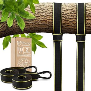 tree swing straps hanging kit – two 10ft straps, holds 2800 lbs (sgs certified), fast & easy way to hang any swing