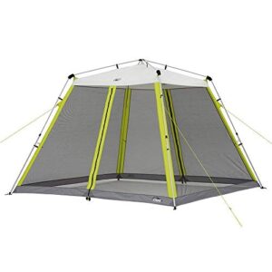 core center push 10’x10’ instant screen house canopy | folding and portable large pop up canopy shelter with included carry bag | perfect for family camping, outdoor, picnic, backyards, bbq, tailgate, patio