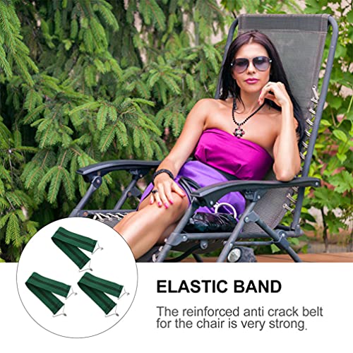 BESPORTBLE 3pcs Gravity Chair Replacement Fabric Anti Gravity Lounge Chair Cloth Crackproof Belt Recliner Repair Part for Outdoor Patio Beach