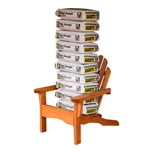 amish heavy duty 800 lb pressure treated adirondack chair (cedar)
