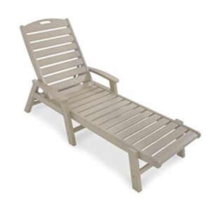 Yacht Club Chaise with Arms - Stackable (Sand Castle)