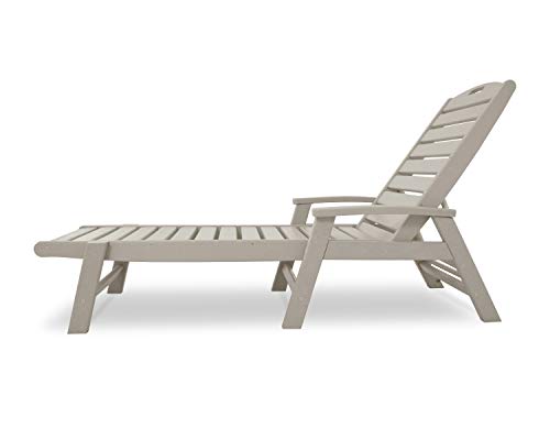 Yacht Club Chaise with Arms - Stackable (Sand Castle)