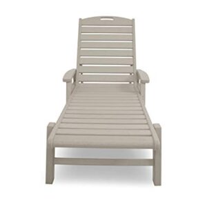 Yacht Club Chaise with Arms - Stackable (Sand Castle)