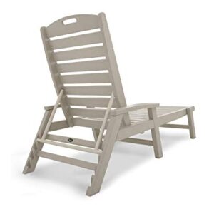 Yacht Club Chaise with Arms - Stackable (Sand Castle)