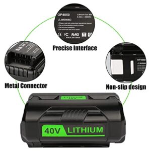 energup 40V 6500mAh Battery for Ryobi 40Volt Battery Ryobi 40V Power Tools OP4015 OP4026 OP40201 OP40261 OP4030 OP4040 OP40401 OP4050 OP4060A RY40200 RY40403 RY40204 for Ryobi 40V Lithium Battery