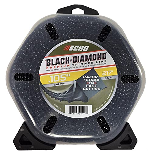 Echo Black Diamond 330095071 .105” x 217’ 4-Cornered Spiral Pattern Trimmer Line