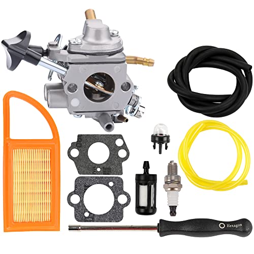 Dalom BR 600 Carburetor Fuel Carb Repower Kit for Sthil BR500 BR550 BR600 Backpack Blower Leaf Blower Parts Replaces Zama C1Q-S183 4282-120-0606 4282-120-0607 4282-120-0608