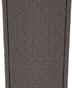 Crosley Furniture Palm Harbor Outdoor Wicker Trash Bin - Grey