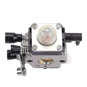 Hipa FS55R Carburetor for STHIL FS55 FS45 HS45 FS38 KM55R KM55 FS55RC FS46 FS46C FS45C FS45L FS55C FS55T HL45 FC55 String Trimmer Weedeater Parts w Cleaner