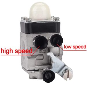 Hipa FS55R Carburetor for STHIL FS55 FS45 HS45 FS38 KM55R KM55 FS55RC FS46 FS46C FS45C FS45L FS55C FS55T HL45 FC55 String Trimmer Weedeater Parts w Cleaner