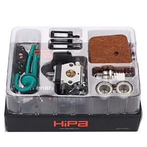 Hipa FS55R Carburetor for STHIL FS55 FS45 HS45 FS38 KM55R KM55 FS55RC FS46 FS46C FS45C FS45L FS55C FS55T HL45 FC55 String Trimmer Weedeater Parts w Cleaner