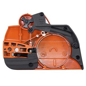 AMINORD Chain Brake Assembly Clutch Side Cover for Husqvarna 445 450 Chainsaw Spare Parts #544097902