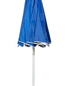 6.5' Portable Beach and Sports Umbrella by Trademark Innovations (Blue)