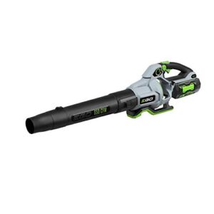 EGO Power+ LB6504 650 CFM Variable-Speed 56-Volt Lithium-ion Cordless Leaf Blower 5.0Ah Battery and Charger Included & AN5801 Blower Flat Spread Nozzle for EGO 56V Blower LB6151/LB6150/LB5804/LB5800