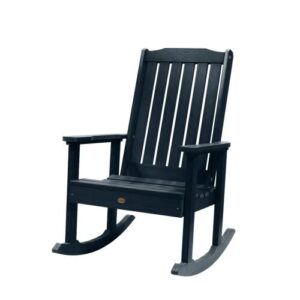 highwood lehigh rocking chair, federal blue