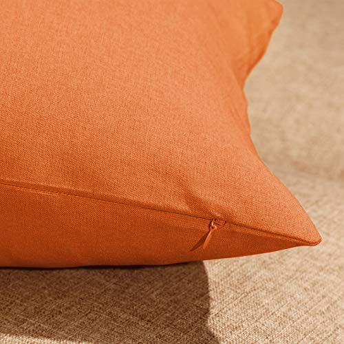 4 Pack Decorative Outdoor Waterproof Throw Pillow Covers, Square Patio Balcony Garden Waterproof Cushion Case, PU Coating Pillow Shell for Couch, Bed, Patio, Sofa, Tent,18 x 18 Inch (Multi Color)