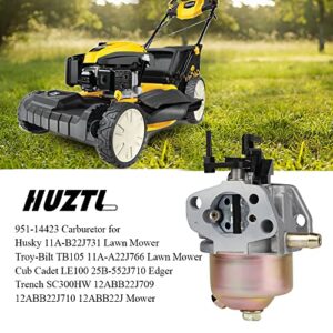 HUZTL 951-14423 Carburetor for Cub Cadet SC100 ST100 Troy Bilt TB105 TB120 TB220 TB270 5X65RU Engine