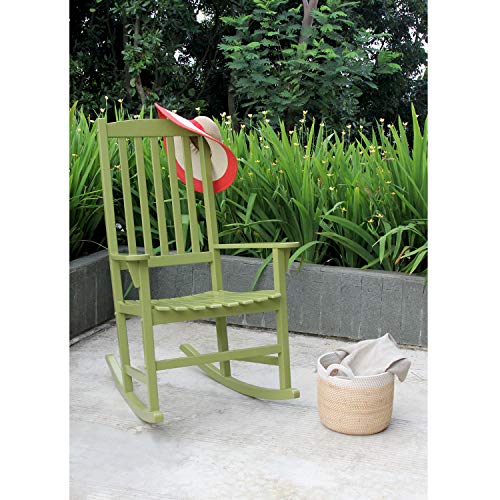 Cambridge Casual Bentley Porch Rocking Chair, Green