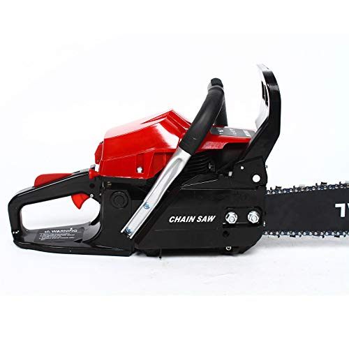 DYRABREST 62CC 20-inch Gas Power Chainsaw Handheld Cordless Petrol Gasoline Chain Saw for Wood Pruning, Tree Stump Trimming, Firewood Cutting (20in)