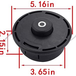 wewr 511010601 Trimmer Head for Redmax PT104 PT 104 BC3400 BC4400 BCZ2660TS BCZ3000S BCZ3000SW BCZ3001S BCZ3001SW BCZ3050S BCZ3050SW TR2300S TR2301S TR2350S String Trimmer, 3 Pack