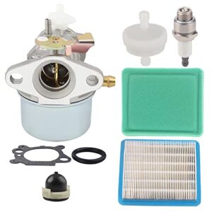 powtol 799869 499059 carburetor for briggs & stratton 792253 497586 126t02 lawn mower pressure washer replace rotary 14112